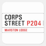 Corps Street  Stickers