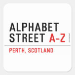 Alphabet  Street  Stickers