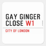 GAY GINGER CLOSE  Stickers