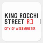 king Rocchi Street  Stickers