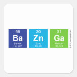 BaZnGa  Stickers