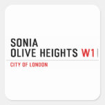 Sonia olive heights  Stickers