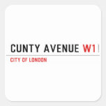 Cunty Avenue  Stickers