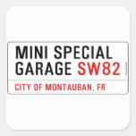 MINI SPECIAL GARAGE  Stickers