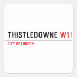Thistledowne  Stickers