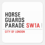 horse guards parade  Stickers