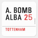 A. BOMB ALBA  Stickers