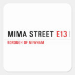MIMA STREET  Stickers