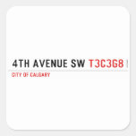 4th Avenue SW  Stickers