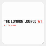 The London Lounge  Stickers