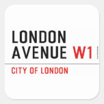 London Avenue  Stickers