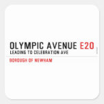 Olympic Avenue  Stickers