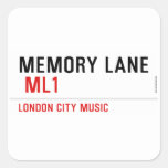 Memory Lane   Stickers