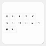 Happy
 Birthday
 Sir  Stickers