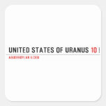 United States of Uranus  Stickers