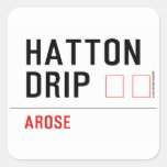 HATTON DRIP  Stickers