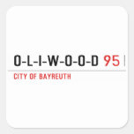 O-L-I-W-O-O-D  Stickers