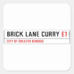 Brick Lane Curry  Stickers