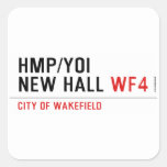 HMP/YOI  NEW HALL  Stickers