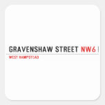 Gravenshaw Street  Stickers