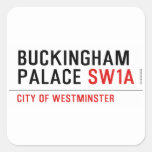 BUCKINGHAM PALACE  Stickers
