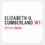 ELIZABETH U. CUMBERLAND  Stickers