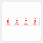 boys  Stickers