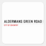 Aldermans green road  Stickers