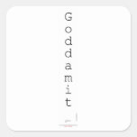 G o d d a m i t   Stickers