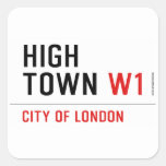 HIGH TOWN  Stickers