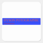 Dyson Potographic  Stickers