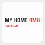 MY HOME  Stickers