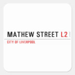 Mathew street  Stickers