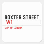 Boxter Street    Stickers