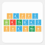Happy
 Birthday
 Shannon  Stickers