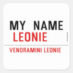 my  Name   Stickers