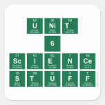 Unit
 6
 Science
 stuff  Stickers