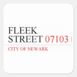 Fleek Street  Stickers