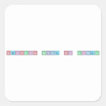 Periodic Table of Disney  Stickers