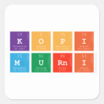 KOPI
 MURNI  Stickers