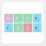 Brave
 type  Stickers