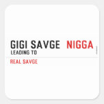 GiGi savge   Stickers