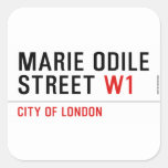 Marie Odile  Street  Stickers