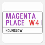 Magenta Place   Stickers