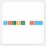 Science Fair  Stickers