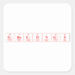 Greetings  Stickers