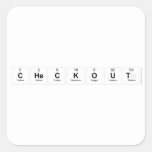 Checkout  Stickers