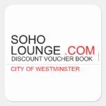 Soho Lounge  Stickers