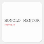 BONOLO MENTOR  Stickers