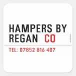HAMPERS BY REGAN   Stickers